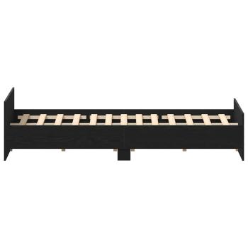 Bettgestell ohne Matratze Braun Eichen-Optik 150x200 cm