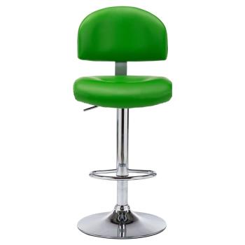 Barhocker 2 Stk. Grün Kunstleder