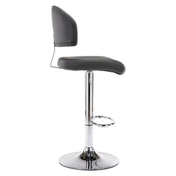 Barhocker Grau Kunstleder