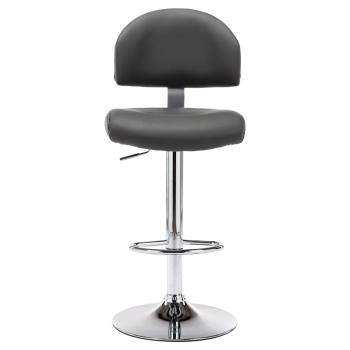 Barhocker Grau Kunstleder