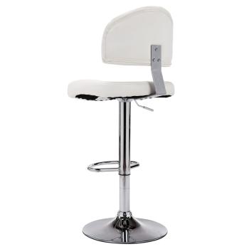 Barhocker Weiß Kunstleder