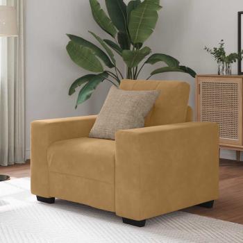 ARDEBO.de - Sessel Braun 59 cm Samt