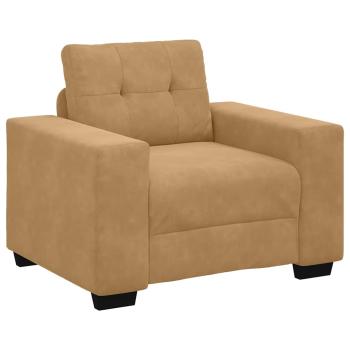 Sessel Braun 59 cm Samt