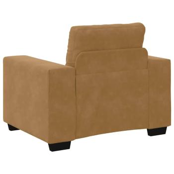Sessel Braun 59 cm Samt