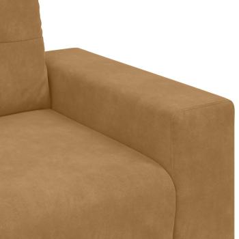 Sessel Braun 59 cm Samt