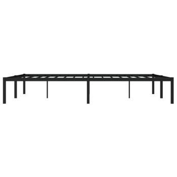 Bettgestell Metall Schwarz 160x200 cm