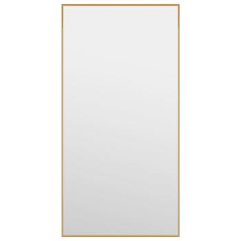 Türspiegel Golden 30x60 cm Glas und Aluminium