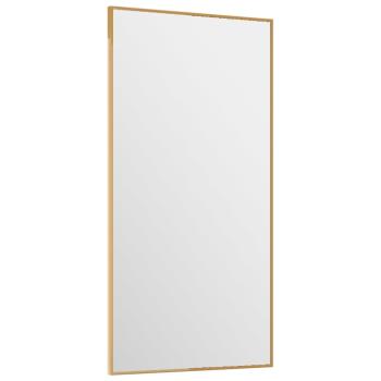 Türspiegel Golden 30x60 cm Glas und Aluminium