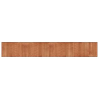 Teppich Rechteckig Braun 60x400 cm Bambus