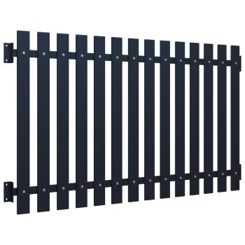 Zaunfeld Anthrazit 170,5x75 cm Pulverbeschichteter Stahl