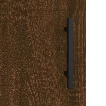 Wandschrank Braun Eichen-Optik 60x31x70 cm Holzwerkstoff