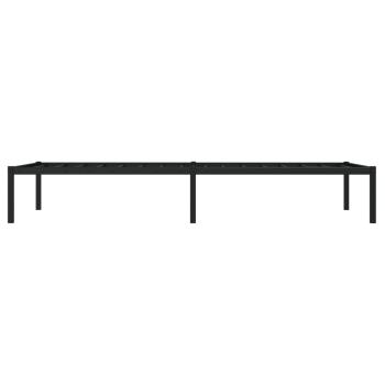 Bettgestell Metall Schwarz 90x190 cm