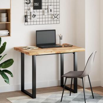 Tischplatte Rechteckig 80x70x4 cm Massivholz Akazie