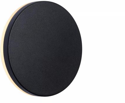 ARDEBO.de Nordlux Artego Round Wandleuchte, 8W, 468lm, 3000K, schwarz (46941003)