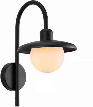 ARDEBO.de Nordlux Berlo Wandleuchte, E27, 10W, schwarz (2418191003)