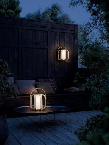 Nordlux Bob Solar Akkuleuchte, IP44, 3,5W, 300lm, 2700K, braun (2118085062)