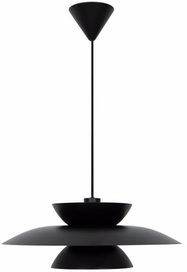Nordlux Carmen 45 Pendelleuchte, E27, 40W, schwarz (2213603003)