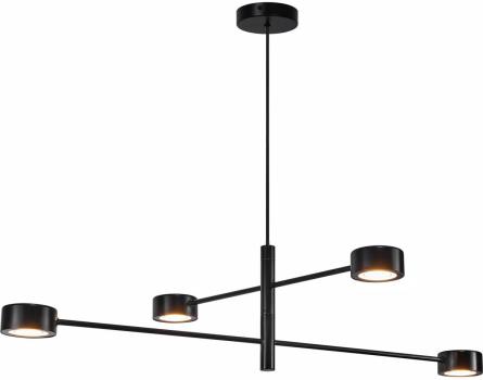 ARDEBO.de Nordlux Clyde Pendelleuchte, 16W, 350lm, 2700K, schwarz (2010803003)