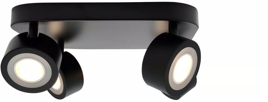 Nordlux Clyde 4-Spot Deckenleuchte, 14W, 2700K, schwarz (2412256003)