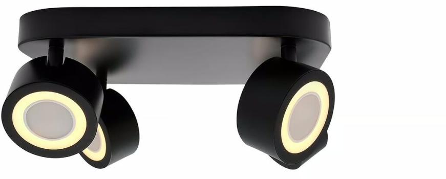 Nordlux Clyde 4-Spot Deckenleuchte, 14W, 2700K, schwarz (2412256003)