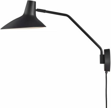Nordlux Darci Wandleuchte, E27, 25W, schwarz (2120551003)