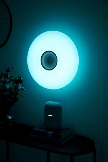 Nordlux Djay Smart Colour Deckenleuchte, 21W, 2200lm, 6500K, weiß (2110886101)
