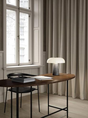 Nordlux Glossy Tischlampe, E27, 15W, grau (2020505010)
