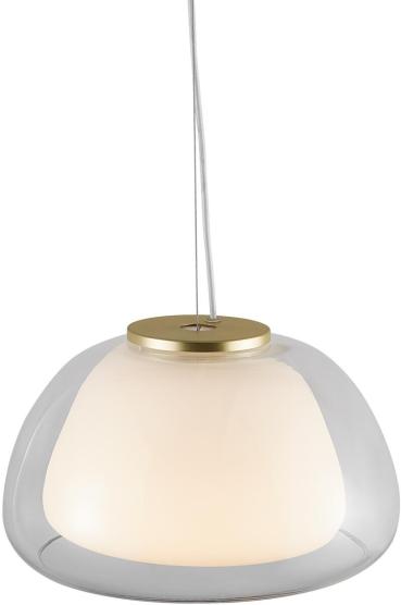 Nordlux Jelly Pendelleuchte, 40W, E27, IP20, dimmbar, Glas, opal weiß (2010783001)