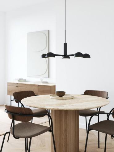 Nordlux Nomi Pendelleuchte, E14, IP20, dimmbar, schwarz (2220163003)