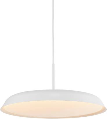Nordlux Piso Pendelleuchte, LED-Module, IP20, 2200-2700K, 1600lm, 22,3W, dimmbar, weiß (2010763001)