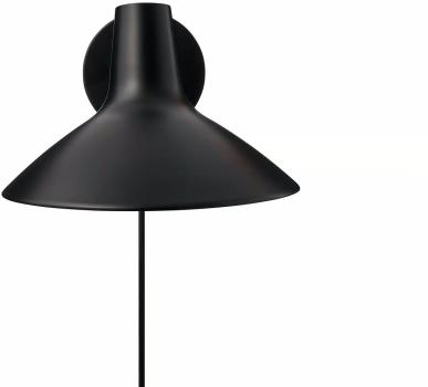 Norldux Darci Short Wandleuchte, E14, 25W, schwarz (2320221003)