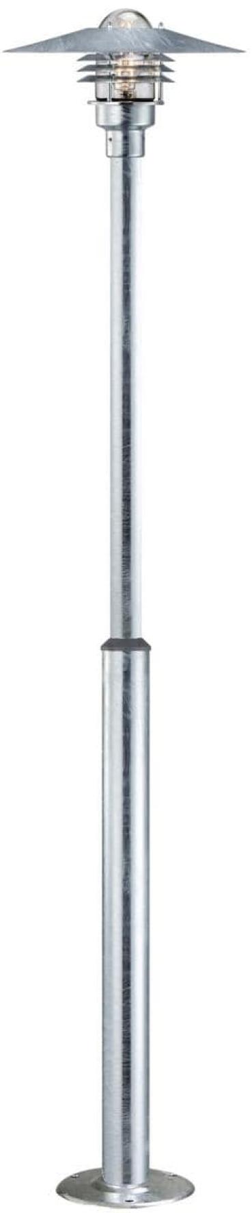 Nordlux Vejers 2M Pollerleuchte, E27, IP54, 60W, höhenverstellbar 1300-200mm, verzinkt (25168031)