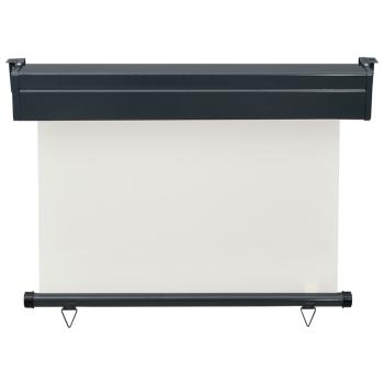 Balkon-Seitenmarkise 105x250 cm Creme