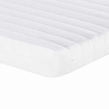 Schaumstoffmatratze Kinder Weiß 80x160 cm 7-Zonen Härte 20 ILD