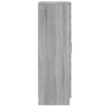 Schuhschrank Grau Sonoma 55x35x108 cm Holzwerkstoff
