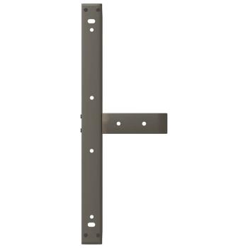 Couchtischbeine T-Form 2 Stk. Naturstahl 70x25x(42-43) cm Stahl