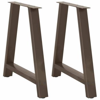 ARDEBO.de - Couchtischbeine A-Form 2 Stk. 70x(72-73) cm Stahl