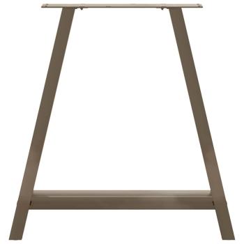 Couchtischbeine A-Form 2 Stk. 70x(72-73) cm Stahl