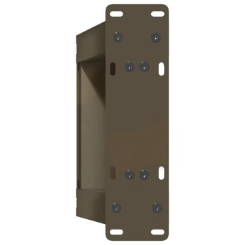 Couchtischbeine U-Form 2 Stk. Naturstahl 30x(30-31) cm Stahl