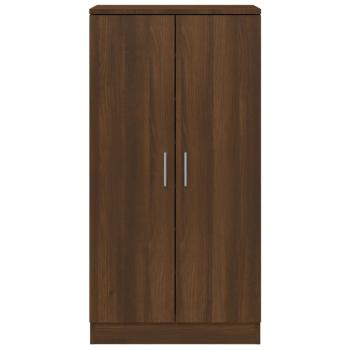 Schuhschrank Braun Eichen-Optik 55x35x108 cm Holzwerkstoff