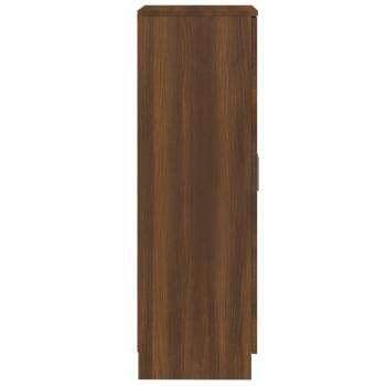 Schuhschrank Braun Eichen-Optik 55x35x108 cm Holzwerkstoff