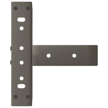 Couchtischbeine T-Form 2 Stk. Naturstahl 30x25x(30-31) cm Stahl