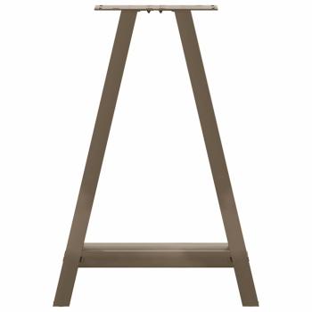 Couchtischbeine A-Form 2 Stk. 60x(72-73) cm Stahl