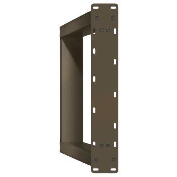 ARDEBO.de - Konsolentischbeine U-Form 2 Stk. Naturstahl 38x(72-73) cm Stahl