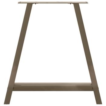 Couchtischbeine A-Form 2 Stk. 80x(72-73) cm Stahl