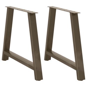 ARDEBO.de - Couchtischbeine A-Form 2 Stk. 100x(72-73) cm Stahl