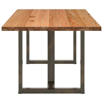 Esstisch Hellbraun 180x100x74 cm Massivholz Eiche Rechteckig