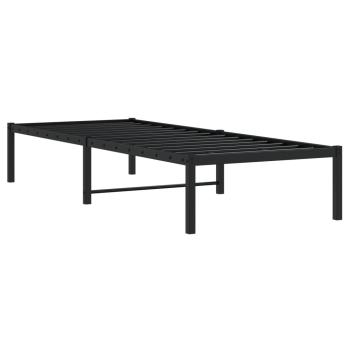 Bettgestell Metall Schwarz 80x200 cm