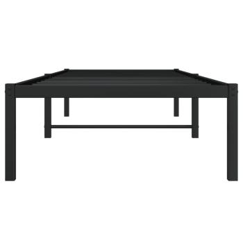 Bettgestell Metall Schwarz 80x200 cm