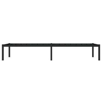 Bettgestell Metall Schwarz 80x200 cm